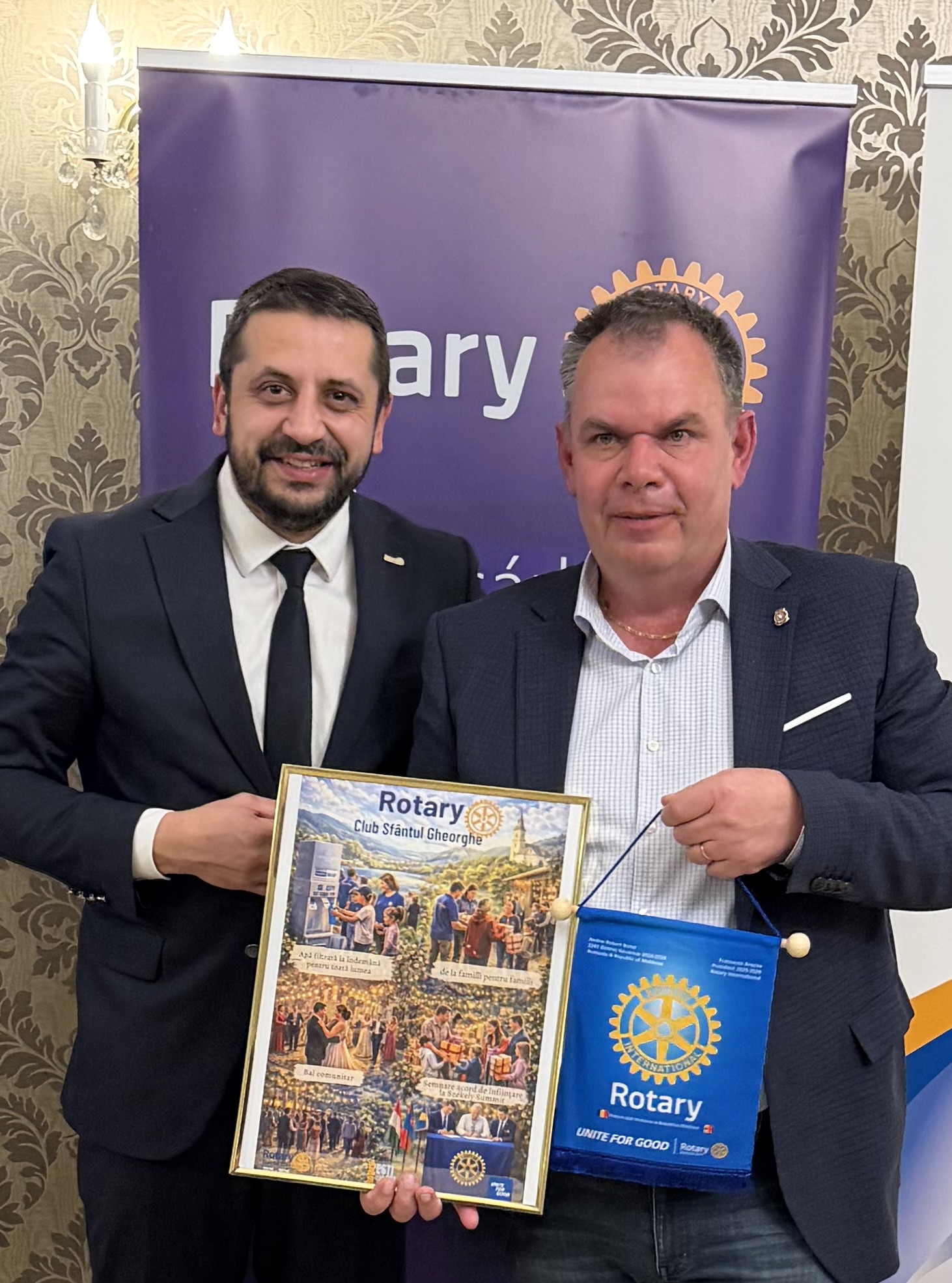 VIZITA GUVERNATORULUI LA ROTARY CLUB SFÂNTU GHEORGHE