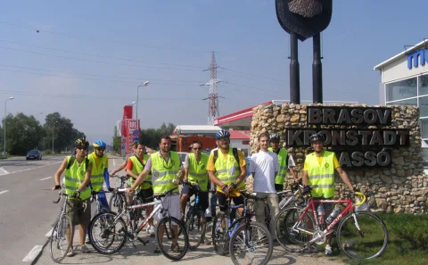 Ștafeta ciclistă – inițiativă națională Rotary